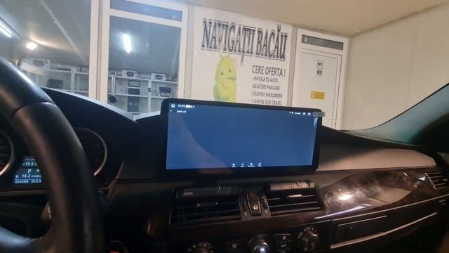 BMW E60 2009 Montaj Navigație Android13 Ecran Q-LED 12'3 Inch și Cameră marșarier AHD 170°+DVR смотреть онлайн