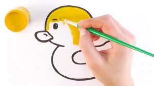 Как нарисовать утёнка для детей / How to Draw duck For Children
