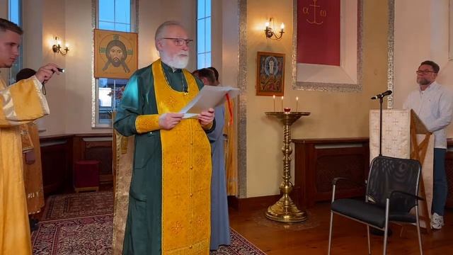 Вечерня на русском языке. Неделя 13-я по Пятидесятнице. 21 сентября 2024 смотреть онлайн