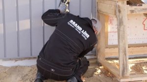 Инструкция по монтажу металлического сайдинга _ Вертикальный монтаж сайдинга Квадро Брус Grand Line