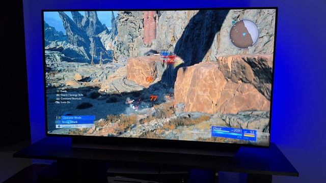 LG OLED C2 + Final Fantasy VII Rebirth | PS5 Slim Gameplay 4K 60 FPS Test (Best Oled Gaming TV) смотреть онлайн