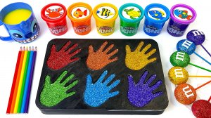 Играем с разноцветными слаймами. Фокусы. Новые игрушки для малышей. Волшебство. Звуки АСМР.