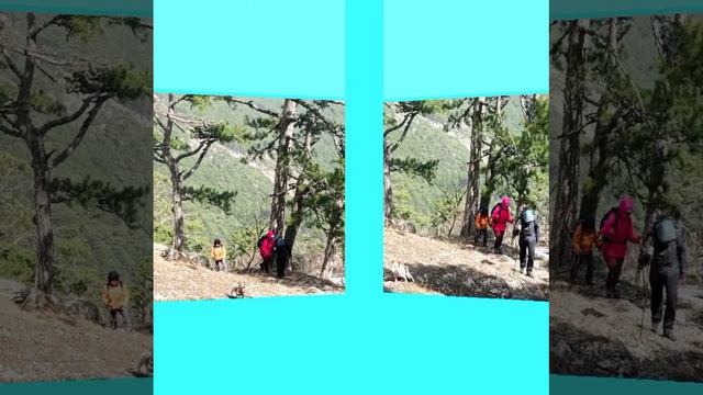 На Ай-Петри по Кореизской тропе. 02.04.22. смотреть онлайн