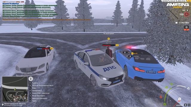ТРУДНЫЕ БУДНИ ГИБДД! ПАТРУЛЬ и ПОГОНИ в ДПС на AMAZING RP в GTA CRMP смотреть онлайн