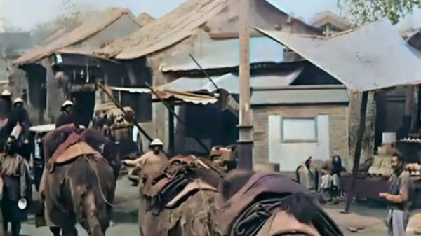 Beijing, China 1910 in color