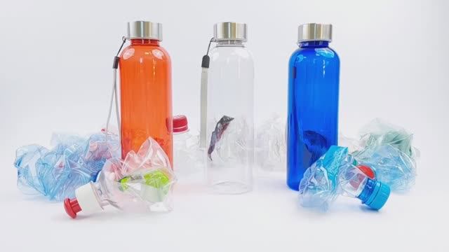 Бутылки для воды из переработанного пластика 40315 смотреть онлайн