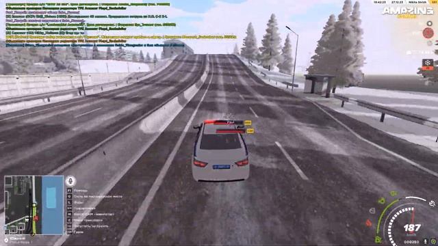 ПОГОНЯ в ПЕРВОМ ПАТРУЛЕ на СЛУЖБЕ в ДПС на AMAZING ROLEPLAY в GTA CRMP RP смотреть онлайн