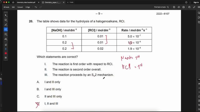 IB Chemistry Paper 1 HL May 2022 TZ 1 (M22 Chem P1 HL TZ 1)