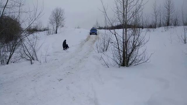 Въезд в горку