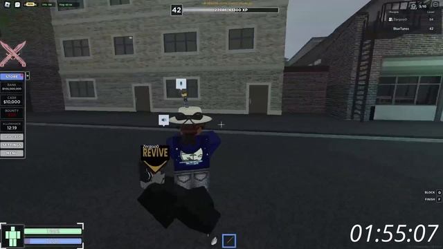 This 1v1 Manhunt Bet was almost Lethal (Roblox Criminality) смотреть онлайн