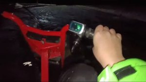 Катаемся с другом на дрифт карте зимой)