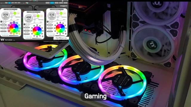 ThermalTake Riing Trio 12 RGB Cooling Fan (링 트리오) смотреть онлайн