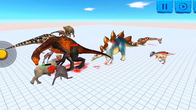 Modern Mammals Vs Herbivore Dinosaurs - Animal Revolt Battle Simulator