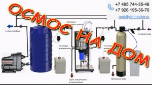 Обратный ОСМОС на весь ДОМ от Хлоридов и Жёсткости