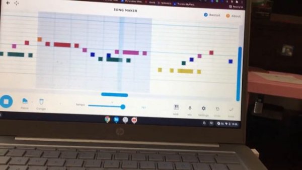 Государственный гимн СССР Chrome Music Lab