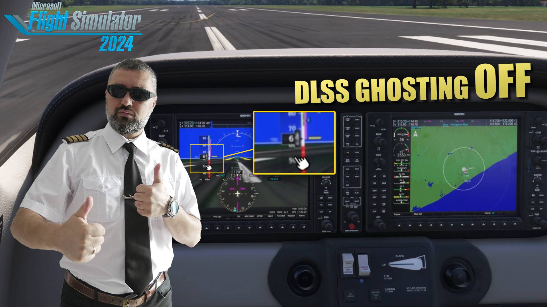 MSFS2024 DLSS Ghosting OFF