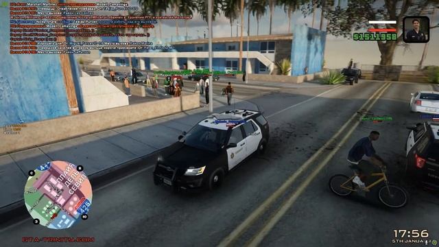 ПОДРОСТОК из ГЕТТО ХОТЕЛ УБЕЖАТЬ ОТ КОПОВ! ПАТРУЛЬ ЛССД в GTA SAMP смотреть онлайн