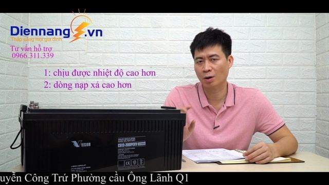 #ẮC QUY GEL CHO NĂNG LƯỢNG MẶT TRỜI, ẮC QUY VISION 12V 200AH смотреть онлайн