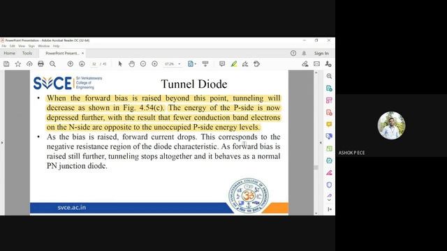 Electron Devices | Lecture-126 | Tunnel Diode Part-2 смотреть онлайн