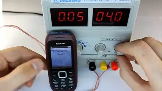Nokia 1616. Тест на превышение напряжения зарядки403 смотреть онлайн