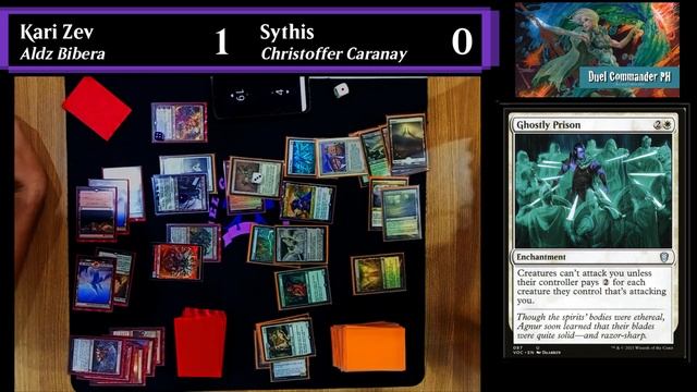 Kari Zev vs Sythis | Round 1 | MU 031222 | Duel Commander смотреть онлайн