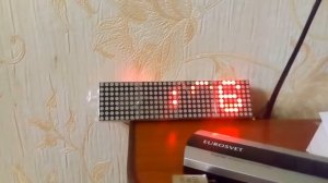Часы информер arduino matrix max 7219