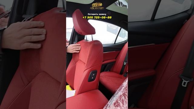 Toyota Camry — седан в чёрном цвете с красным салоном. Цена под ключ до Москвы: 4.796.000₽! смотреть онлайн