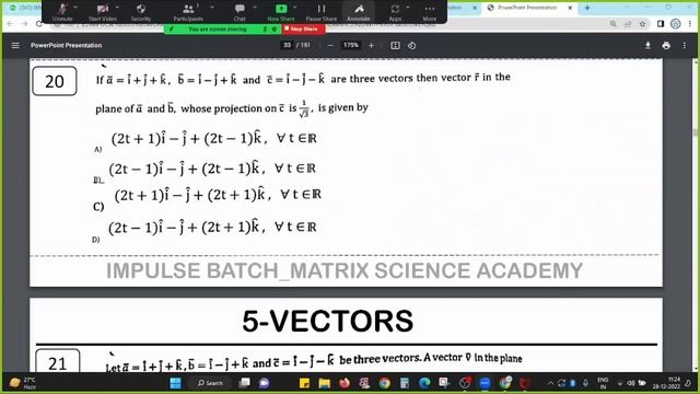VECTORS | MHT CET PYQ 2022 | CLASS 12 | IMPULSE BATCH смотреть онлайн