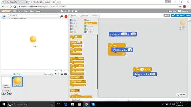 Make a Bouncing Ball in Scratch - Episode 1 смотреть онлайн