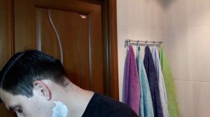 Бритьё. Rockwell 2C (плита 1), DS Cosmetic 26mm,  Nordic Shaving Co. soap, BAILI, Tabac Original