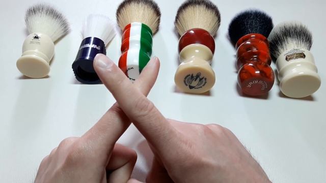 Бритье. Помазки с синтетическим ворсом. Битва синтетики! Synthetic shaving brushes battle. смотреть онлайн