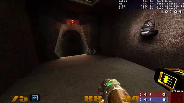 4k Ultra HD, HDR on, Quake 3 Arena, TDM freeze. Quad Damage +BFG .Q3DM12 map. смотреть онлайн