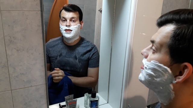 Бритье. Т-станок Wilkinson Sword, Gillette Platinum, Omega 48, Strop Shoppe soap, Majestät lotion смотреть онлайн