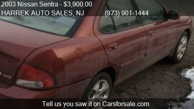 2003 Nissan Sentra GXE GAS SAVER for sale in PATERSON, NJ 0 смотреть онлайн