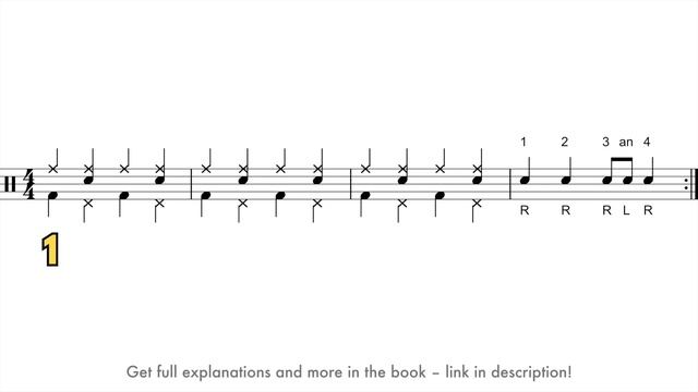 Lesson 7: Eighth Notes | 50 Drum Lessons For Beginners смотреть онлайн