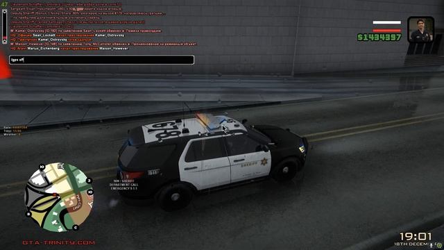 АТМОСФЕРНЫЙ ПАТРУЛЬ с ДОЖДЁМ в ГЕТТО! ИНТЕРЕСНЫЕ ВЫЗОВЫ в GTA SAMP на TRINITY RP смотреть онлайн