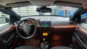 Контурная подсветка в моем Opel Astra H Sedan