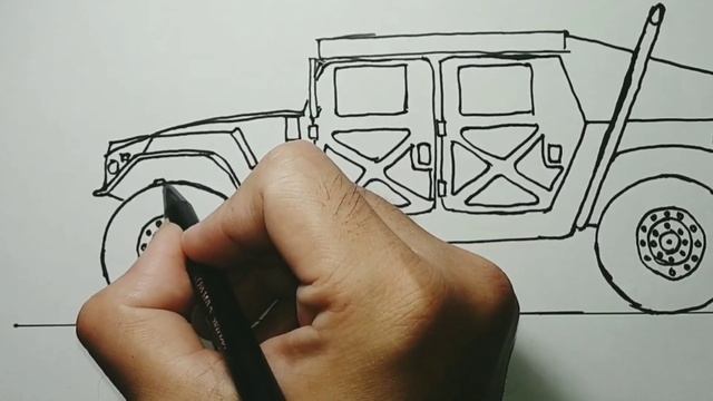 How to Draw a Military Humvee смотреть онлайн