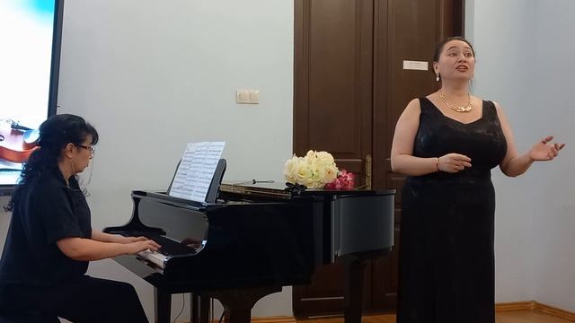 Ф. Пуленк, ''Скрипка''-поёт Марина Мустаева, концертмейстер Наиля Шамгунова