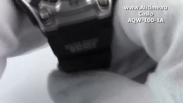 Мужские японские наручные часы Casio Protrek AQW-100-1A смотреть онлайн