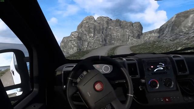 ŞİRKET DUCATO! DAĞ YOLLARI! ETS2 MOD смотреть онлайн