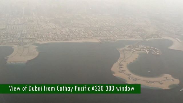 Dubai To Hong Kong Flight CX746 of Cathay Pacific Airways A330-300 смотреть онлайн
