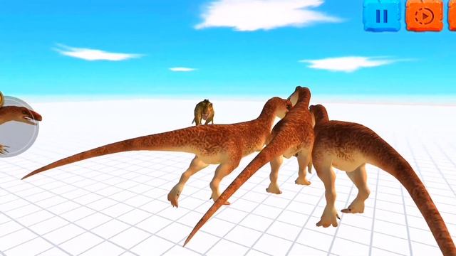 Carcharodontosaurus Vs Allosaurus - Animal Revolt Battle Simulator