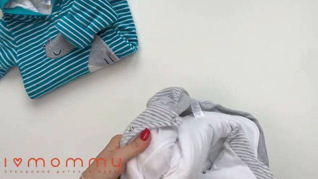 Теплий велюровий комбінезон для дитини від Minikin смотреть онлайн