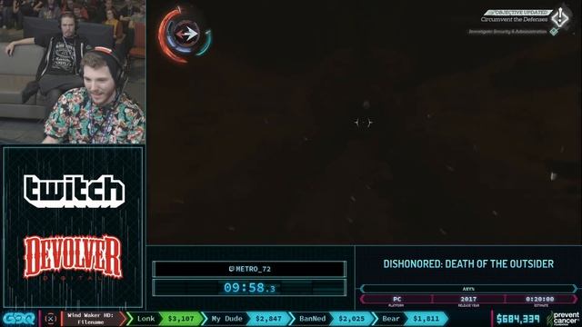 Dishonored: Death of the Outsider by Metro72 in 15:36 - AGDQ2019 смотреть онлайн