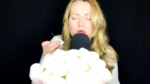 АСМР Звуки Рта /Итинг Маршмелоу/ Болталочка перед сном/ ASMR EATING