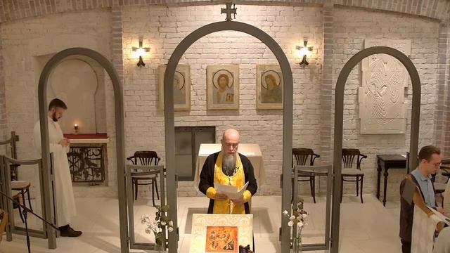 Вечерня на русском языке. Неделя 15-я по Пятидесятнице. 5 октября 2024 смотреть онлайн