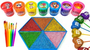 Для самых маленьких познавательные мультики. Игрушки. Чупа чупс.  Слаймы. Учим цвета