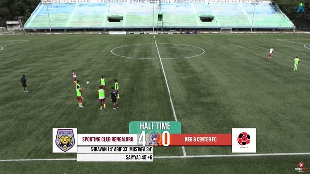 SPORTING CLUB BENGALURU VS MEG & CENTER FC | MATCH 37 | BDFA BANGALORE SUPER DIVISION смотреть онлайн