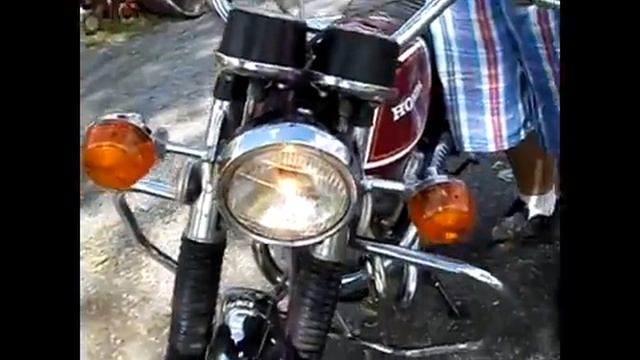 1972 Honda CL-175 Starting. смотреть онлайн